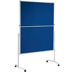 MAUL Moderationswand professionell, klappbar 120,0 x 150,0 cm blau von Maul