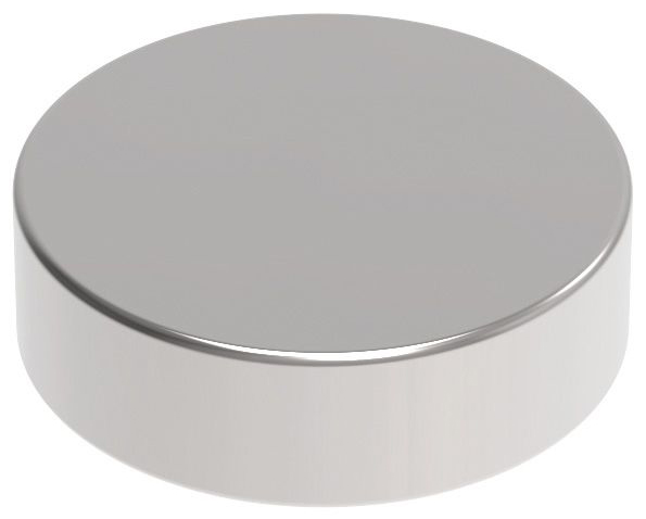 MAUL Neodym-Magnet, Durchmesser: 10 x (H)3 mm, nickel von Maul