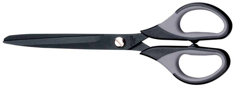 MAUL Schere mit gummierter Griffzone, Länge: 180 mm, schwarz MAUL Schere mit gummierter Griffzone, Länge: 180 mm, schwarz von Maul