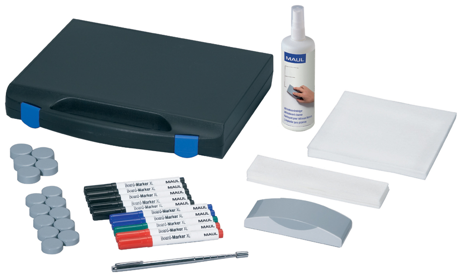 MAUL Weißwandtafel Zubehör-Set, Kunststoffkoffer MAUL Weißwandtafel Zubehör-Set, Kunststoffkoffer von Maul