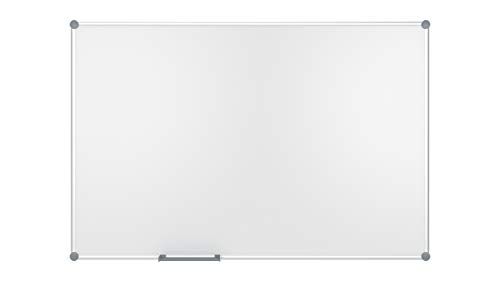 MAUL Whiteboard 2000 MAULpro 120 x 180 cm | Magnetische Wandtafel aus Aluminium mit Stiftablage für Whiteboard Marker | Trocken abwischbar | Kratzfeste Oberfläche | Quer- und Hochformat | Grau von Maul