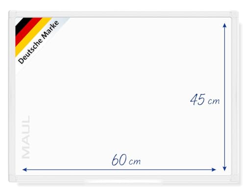 MAUL Whiteboard MAULprimo 45 x 60 cm | Magnettafel inkl. Ablageschale für Marker | Magnethaftend, beschriftbar und trocken abwischbar | Montage in Quer- und Hochformat | Weiß MAUL Whiteboard MAULprimo 45 x 60 cm | Magnettafel inkl. Ablageschale für Marker | Magnethaftend, beschriftbar und trocken abwischbar | Montage in Quer- und Hochformat | Weiß von Maul