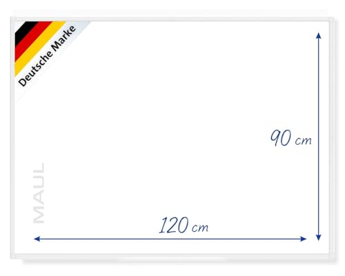 MAUL Whiteboard MAULprimo 90 x 120 cm | Magnettafel inkl. Ablageschale für Marker | Magnethaftend, beschriftbar und trocken abwischbar | Montage in Quer- und Hochformat | Weiß MAUL Whiteboard MAULprimo 90 x 120 cm | Magnettafel inkl. Ablageschale für Marker | Magnethaftend, beschriftbar und trocken abwischbar | Montage in Quer- und Hochformat | Weiß von Maul