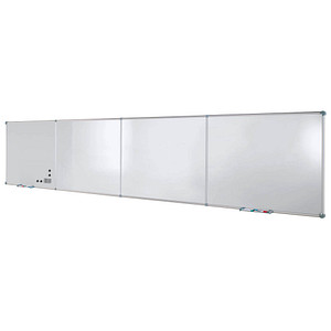 MAUL Whiteboard MAULpro Endlos-Whiteboard Anfangs & Endmodul 120,0 x 90,0 cm weiß kunststoffbeschichteter Stahl von Maul