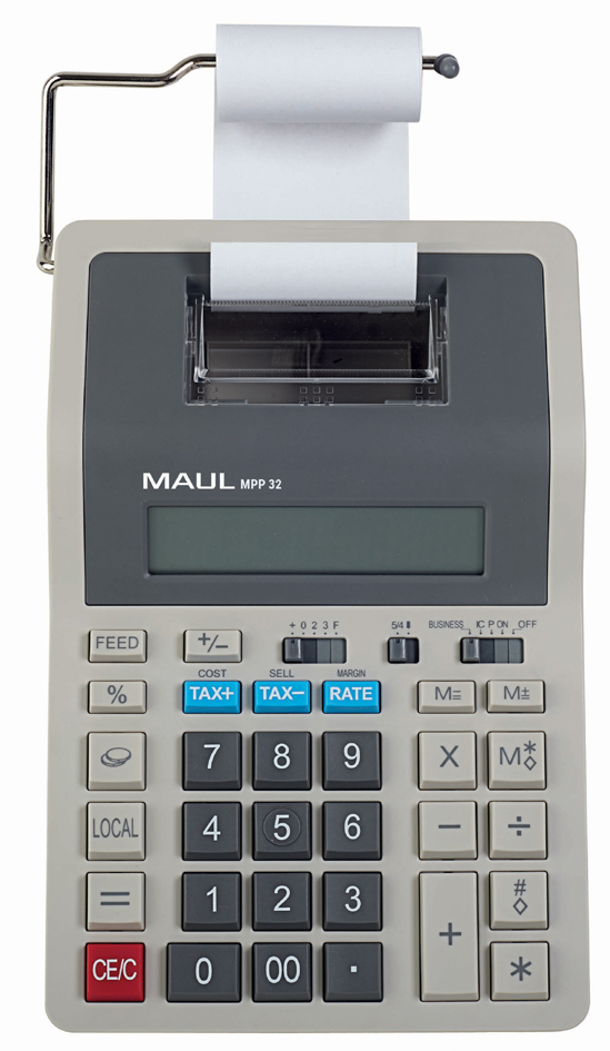 MAUL druckender Tischrechner printing MPP 32, grau MAUL druckender Tischrechner printing MPP 32, grau von Maul