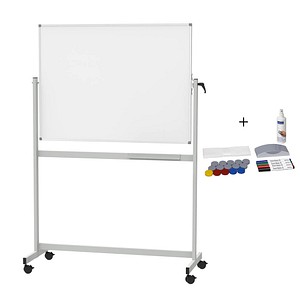 MAUL mobiles Whiteboard 120,0 x 90,0 cm grau Kunststoff, beschichtet von Maul