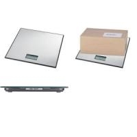 MAULglobal Paketwaage, Tragkraft: 50 kg, Farbe: schwarz Wiegefläche mit Edelstahl-Auflage, LCD-Anzeige, Ein-Tasten- (17150-90) von Maul