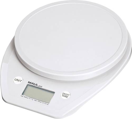 Maul 1646002 1646002 Briefwaage Wägebereich (max.) 5000g Ablesbarkeit 1g batteriebetrieben Weiß von Maul