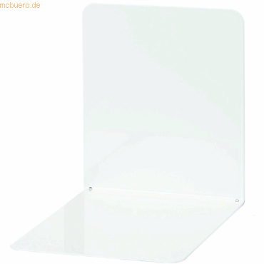 Maul Buchstützen Metall breit 14x12x14cm weiß VE=2 Stück Maul Buchstützen Metall breit 14x12x14cm weiß VE=2 Stück von Maul