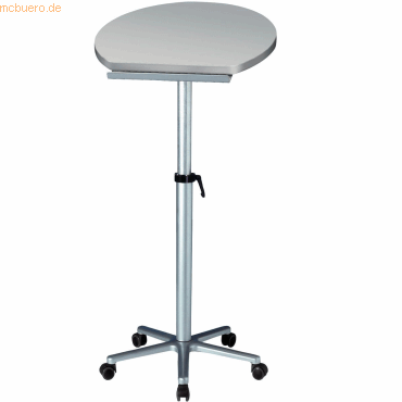 Maul Ergonomisches Stehpult Platte melaminharzbeschichtet grau von Maul