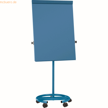 Maul Flipchart Mauloffice Rundfuß 70x100cm hellblau von Maul