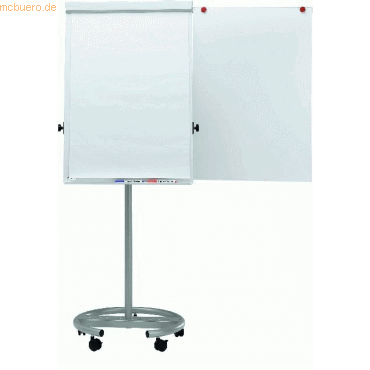 Maul Flipchart funktionell mobil Tafel 70x100cm silber von Maul