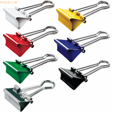 Maul Foldbackklammern 32mm 12 Stück farbig sortiert Maul Foldbackklammern 32mm 12 Stück farbig sortiert von Maul