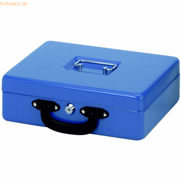 Maul Geldkassette 30x24,5x9,3cm mit Zähleinsatz blau von Maul