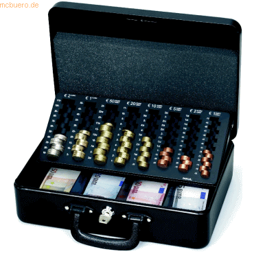 Maul Geldkassette 36x26,5x11,2 cm mit Euro-Zähl-Einsatz schwarz Maul Geldkassette 36x26,5x11,2 cm mit Euro-Zähl-Einsatz schwarz von Maul