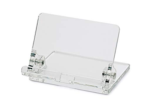 Maul Handyhalter aus Acryl 9,7 x 10,5 x 7,6 cm | Stilvolle Handyhalterung für Smartphone | Quer- und Hochformat | Stufenlose Neigung bis zu 60° | Ideal für Schreibtisch und Büro | Transparent Maul Handyhalter aus Acryl 9,7 x 10,5 x 7,6 cm | Stilvolle Handyhalterung für Smartphone | Quer- und Hochformat | Stufenlose Neigung bis zu 60° | Ideal für Schreibtisch und Büro | Transparent von Maul