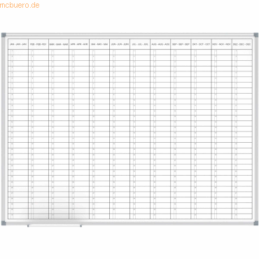 Maul Jahresplaner Maulstandard 90x120cm Maul Jahresplaner Maulstandard 90x120cm von Maul