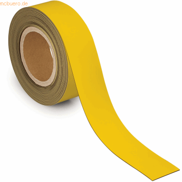 Maul Kennzeichnungsband magnetisch 1cmx10m gelb von Maul