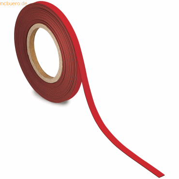 Maul Kennzeichnungsband magnetisch 1cmx10m rot von Maul