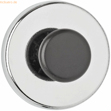 Maul Kraft-Magnet mit Griffknopf Größe 51mm 9000g hellsilber von Maul