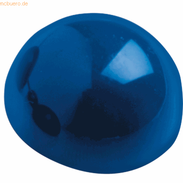 Maul Kugelmagnet 30mm Durchmesser 0,6kg Haftkraft 10 Stück blau von Maul