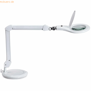 Maul LED-Lupenleuchte Maulmakro Standfuß weiß Maul LED-Lupenleuchte Maulmakro Standfuß weiß von Maul