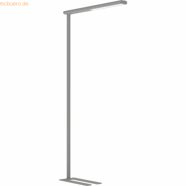 Maul LED-Standleuchte Mauljet dimmbar Aluminium Stahl silber von Maul