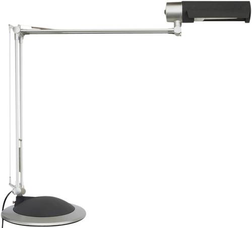 Maul MAULoffice 8215095 Schreibtischleuchte Energiesparlampe E27 20W Silber, Schwarz von Maul