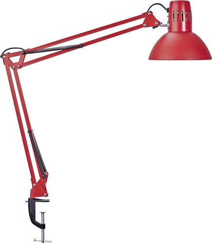 Maul MAULstudy 8230525 Klemmleuchte E27 Rot von Maul