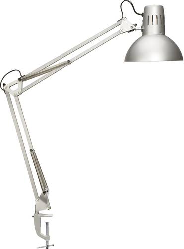 Maul MAULstudy 8230595 Klemmleuchte Energiesparlampe E27 60W Silber von Maul