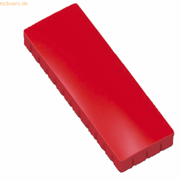 Maul Magnet Solid 54x19 mm 1 kg Haftkraft 10 Stück rot von Maul