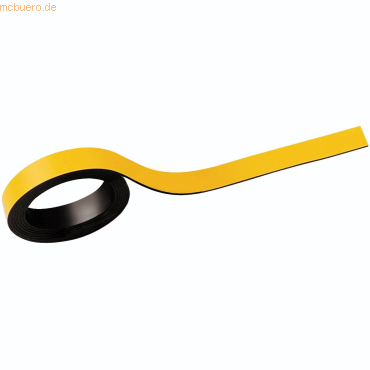 Maul Magnetstreifen 1x100cm gelb VE=2 Rollen von Maul