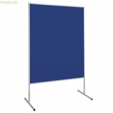 Maul Moderationstafel Standard blau 150x120 cm beidseitig als Pinnwand von Maul