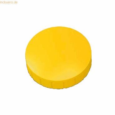 Maul Rundmagnet Solid 32 mm 0,8 kg Haftkraft 10 Stück gelb von Maul
