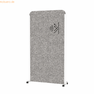 Maul Stellwandsystem MAULcocoon 9701102 Ak 100x180cm dunkelgrau Mobil Maul Stellwandsystem MAULcocoon 9701102 Ak 100x180cm dunkelgrau Mobil von Maul