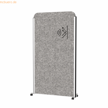 Maul Stellwandsystem MAULcocoon 9701195 Ak 100x180cm dunkelgrau Mobil Maul Stellwandsystem MAULcocoon 9701195 Ak 100x180cm dunkelgrau Mobil von Maul
