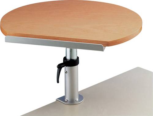 Maul Tischpult Silber 9301070 Farbe der Tischplatte: Buche höhenverstellbar, mit Tischklemme max. H von Maul