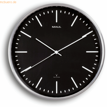 Maul Wanduhr Maulfly 30cm schwarz von Maul