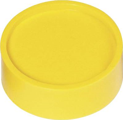 Rund-Magnet Ø3,4cm gelb 10St (61733-13) von Maul