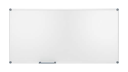 Whiteboard 2000 MAULpro, magnetische Wandtafelmit Stiftablage, trocken abwischbar (100 x 200 cm) von Maul