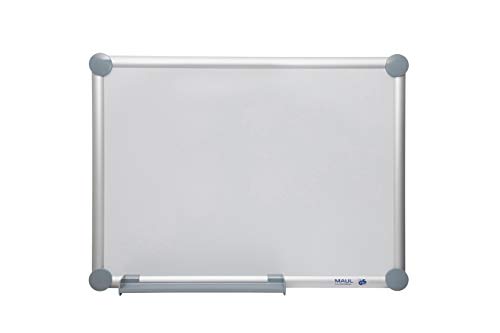 Whiteboard 2000 MAULpro, magnetische Wandtafelmit Stiftablage, trocken abwischbar (45 x 60 cm) von Maul