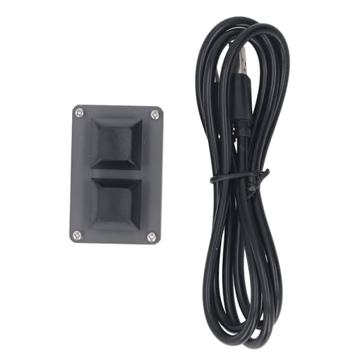 2 Tastatur Kabel verdrahtete Mini Smart Programmierbare Taste Kopie Kopie Paste Cut USB -Tastatur mit RGB -Hintergrundbeleuchtung für Office- und Gaming -Acrylmaterial Compact von Mavaol