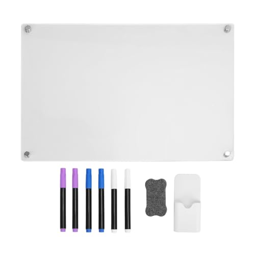Acrylmagnet -Trockenerase -Kalenderplatine mit 6 Markierungen für Kühlschrank 15,7in x 11,8 Zoll Acrylmagnet -Trockenerase -Kalenderplatine mit 6 Markierungen für Kühlschrank 15,7in x 11,8 Zoll von Mavaol