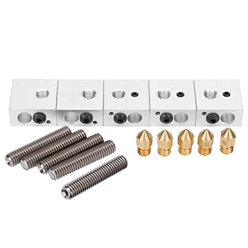 Aluminiumheizungsblock Langlebiger effektiver 3D -Druckerdüsenzubehör von Mavaol