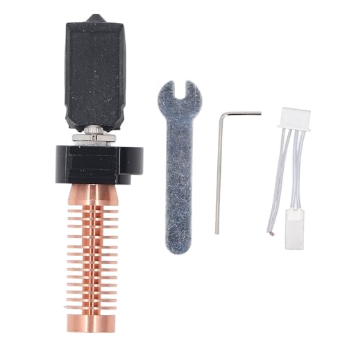 Extruder Hotend Kit 0,4 mm gehärteter Stahldüse Heizungsblock Hitzebrecher hoher Geschwindigkeit Austauschbares Düsen integriertes Design Verlustlose Installation für AD5M 3D von Mavaol