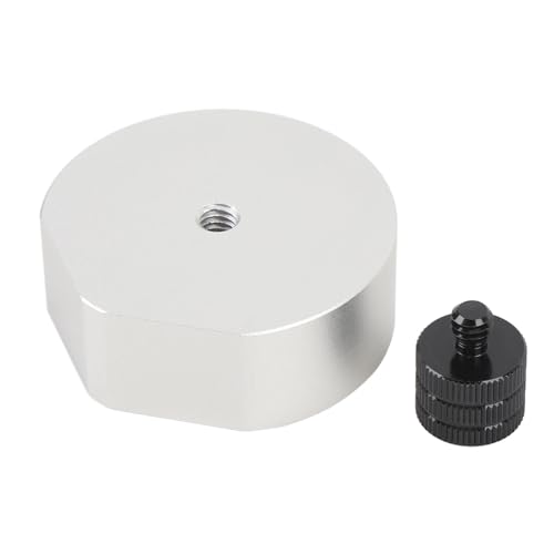 Mavaol Stativadapter für Mini 1/4in-20 3/8in-16-Aluminium-Legierungsschüssel-Triboden-Adapter mit Gewinde. Mavaol Stativadapter für Mini 1/4in-20 3/8in-16-Aluminium-Legierungsschüssel-Triboden-Adapter mit Gewinde. von Mavaol