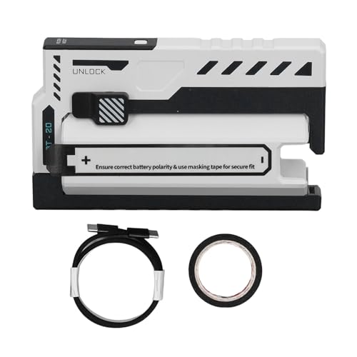 Mavaol Tragbares Power Bank Box Austauschbares Akku -Ladegerät für 20700 Lithium -Batterie -Ladekoffer für Verschiedene Geräte (White) von Mavaol