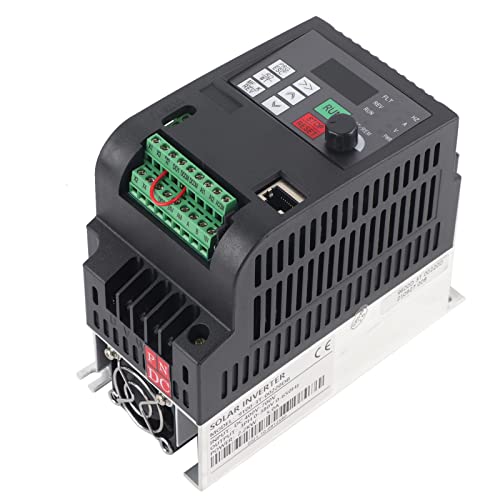 Nflixin@ solar Wechselrichter Variabler Frequenzantrieb Photovoltaikumwandler PWM -Steueranwendungsanwendung ABS Kunststoff (2,2 kW) von Mavaol