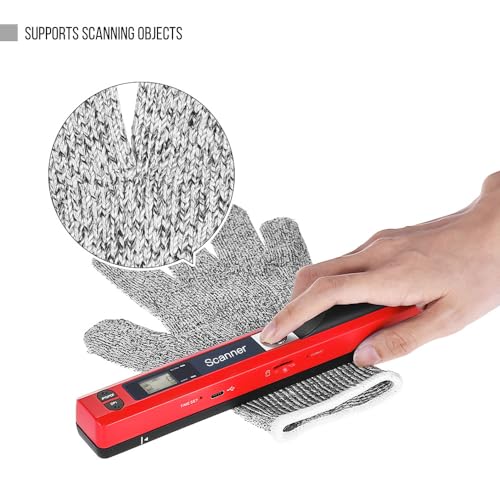 Tragbarer Handheld -drahtloser Scanner Hochauflösende A4 -Größe LCD -Anzeige Compact Leichtes Design für Geschäftsdokumente Reciepts [Business] von Mavaol