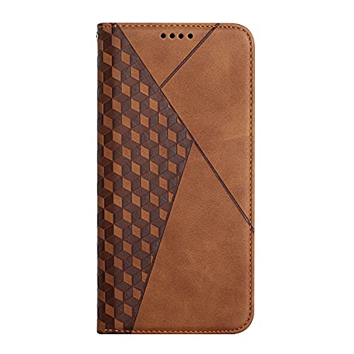 Mavis's Diary Galaxy A54 Wallet Flip Case, Premium PU Leder Magnetische Hülle mit Kartenfächern Kickstand, Luxus Schutzhülle Kompatibel mit Samsung Galaxy A54 5G (Braun) von Mavis's Diary